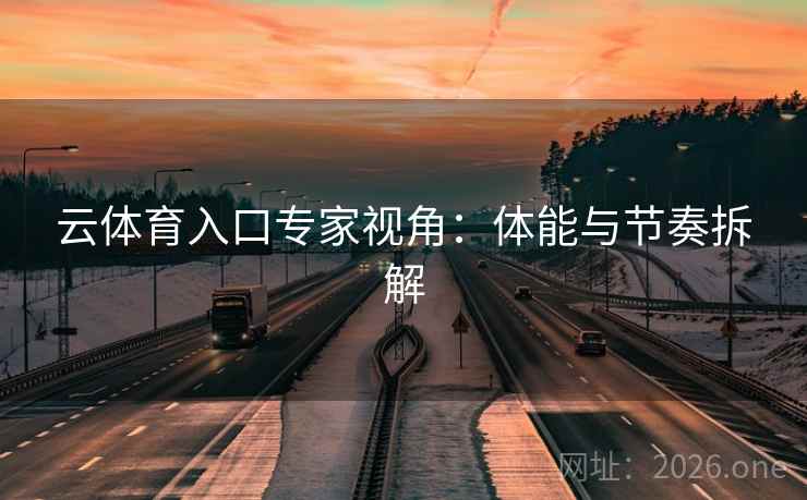 云体育入口专家视角：体能与节奏拆解