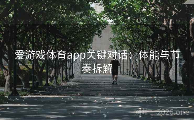 爱游戏体育app关键对话：体能与节奏拆解